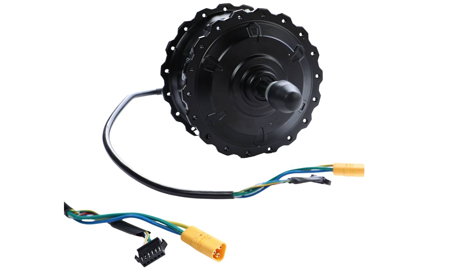 Мотор 20-26"  GP GP-G500S-PLUS редукторний 320об/хв 48/72B 1000Вт задній 36H 36H під тріскачку 500мм 12G чорний 2
