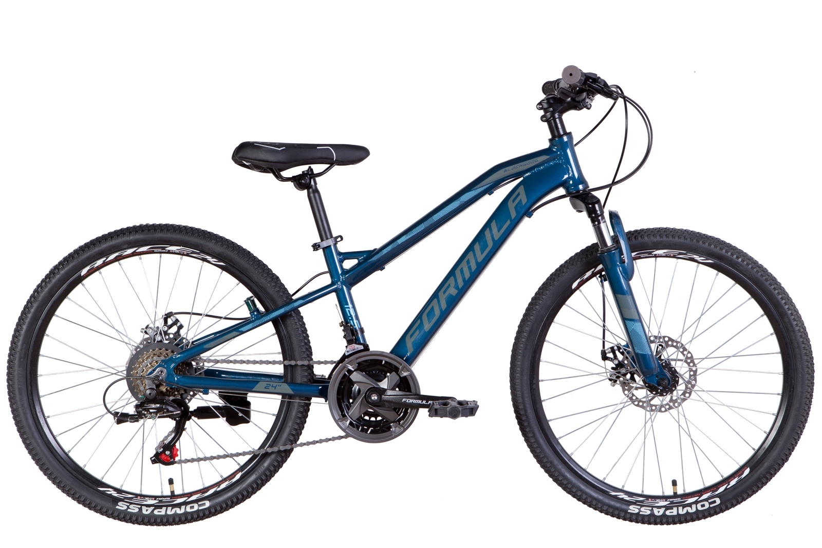 Фотографія Велосипед Formula BLACKWOOD AM DD 24" розмір XXS рама 12,5 2022 Темно-синій