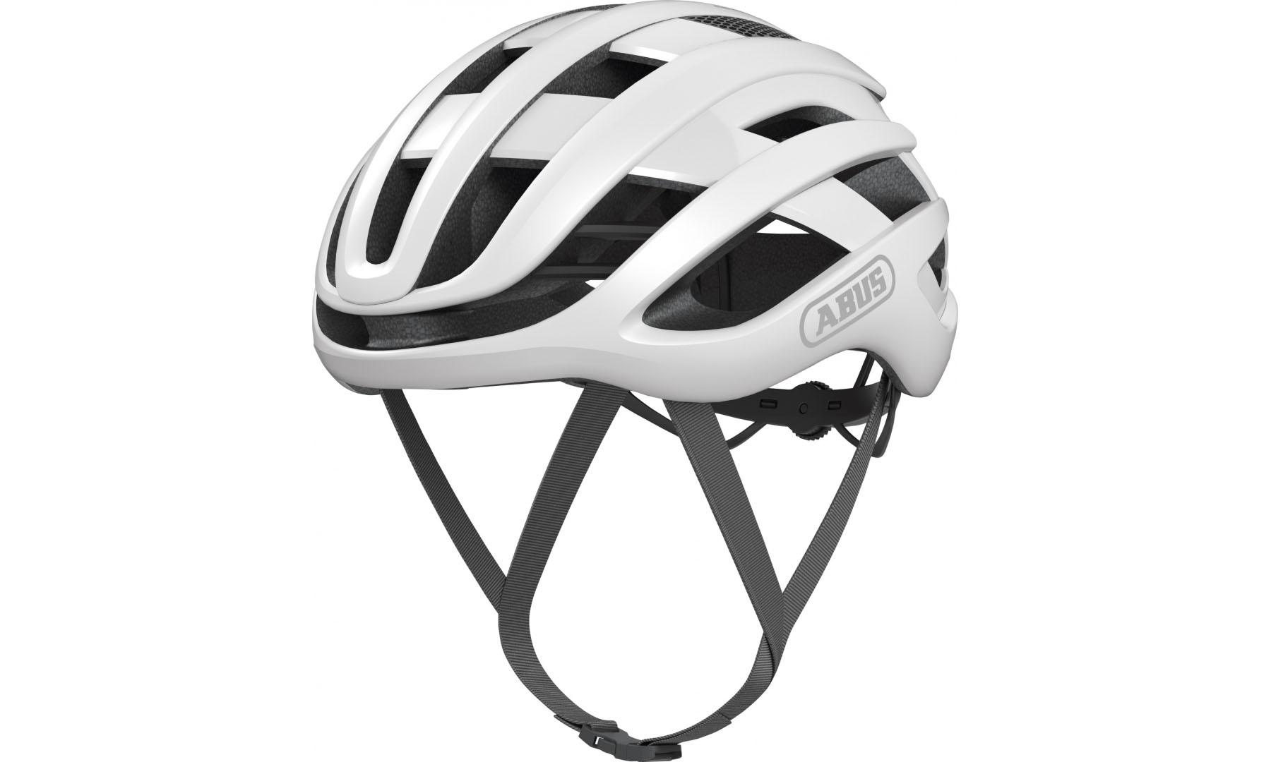 Велошлем спортивный ABUS AIRBREAKER polar white matt, размер L (59-61 см), белый 3