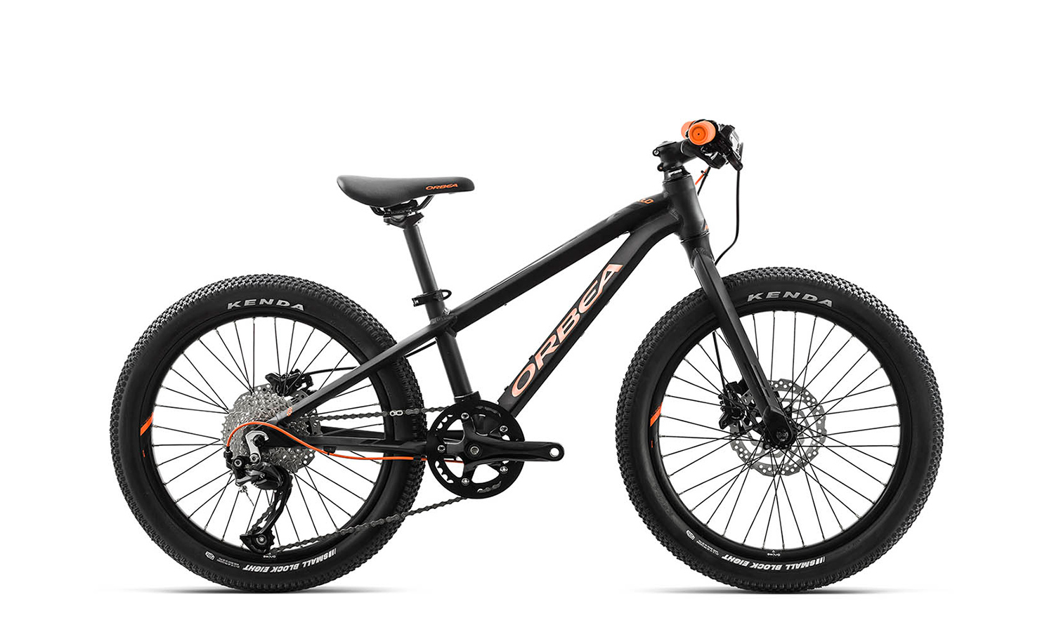 Фотографія Велосипед Orbea MX 20 TEAM-DISC (2019) 2019 Чорно-жовтогарячий