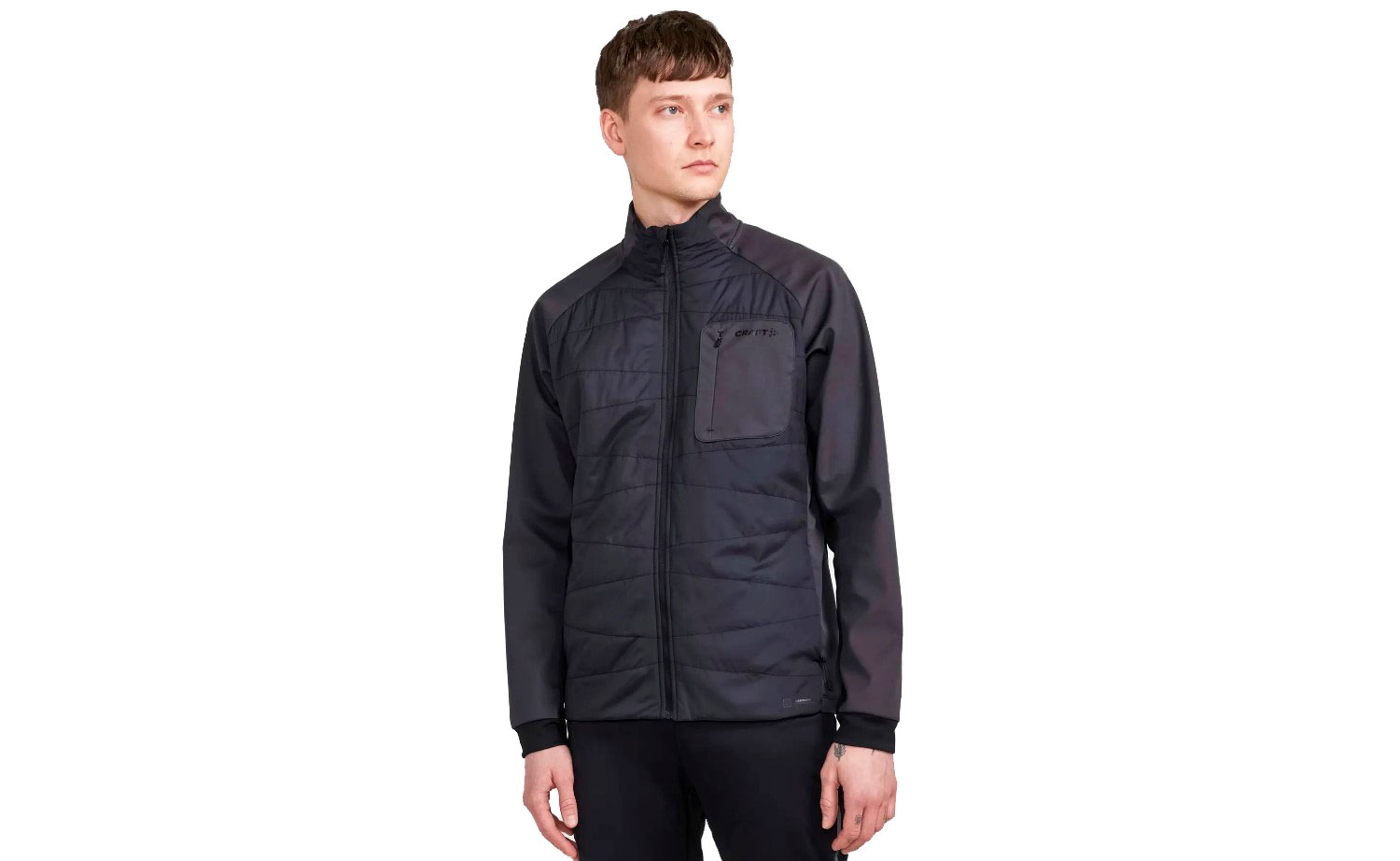 Фотографія Куртка Craft CORE NORDIC TRAINING INSULATE чоловіча, розмір XL, сезон AW 22, чорний 4
