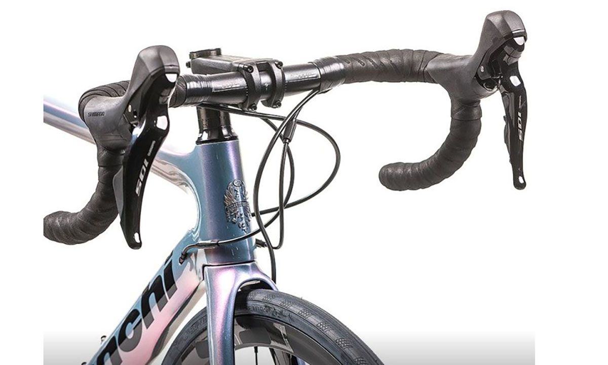 Велосипед BIANCHI Road Aria Aero 105 11sp Disc 50/34 Summertime Dream Размер рамы 44 5