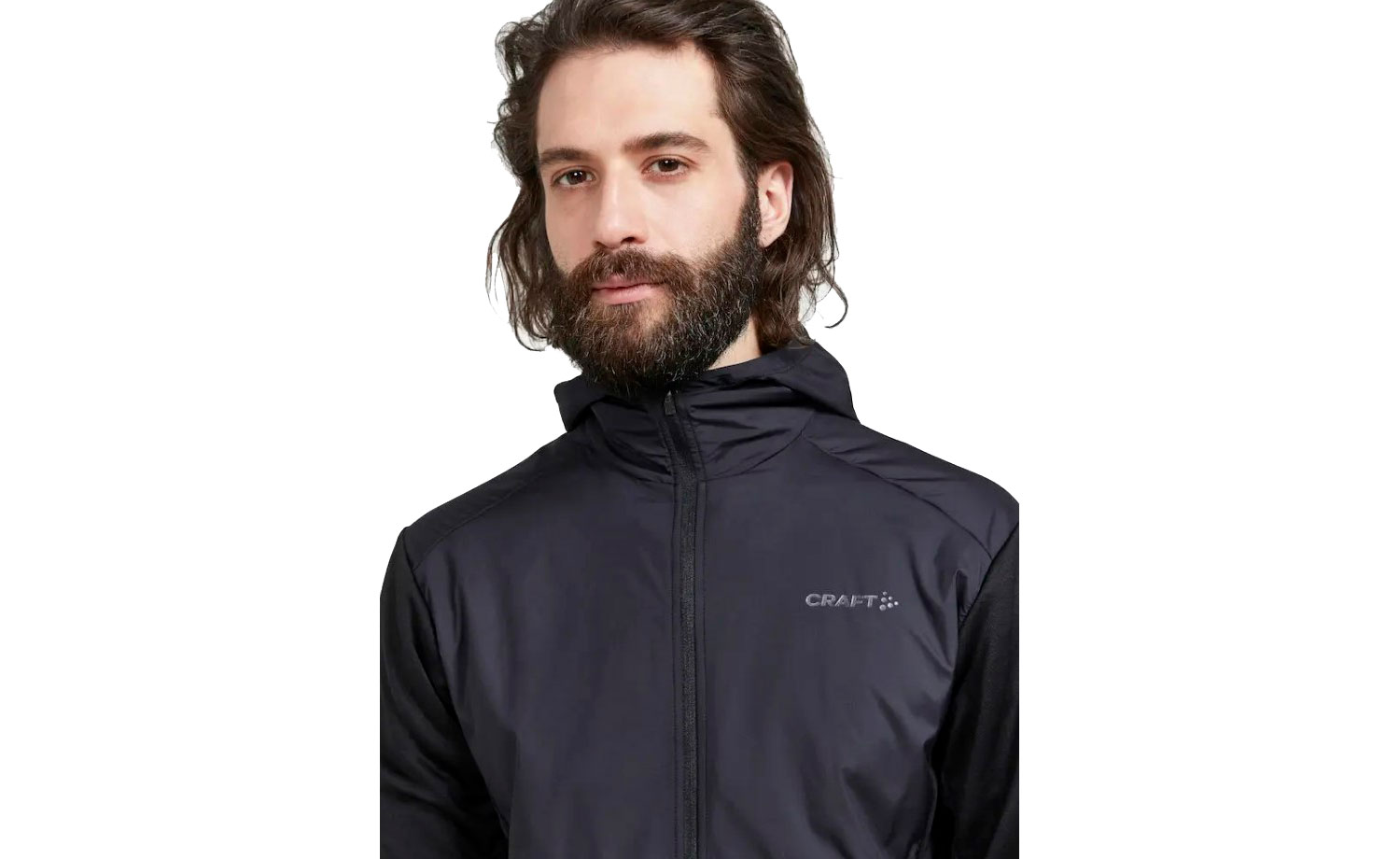 Фотография Кофта Craft ADV ESSENCE JERSEY HOOD, мужская, размер L, сезон AW 22, черный 4