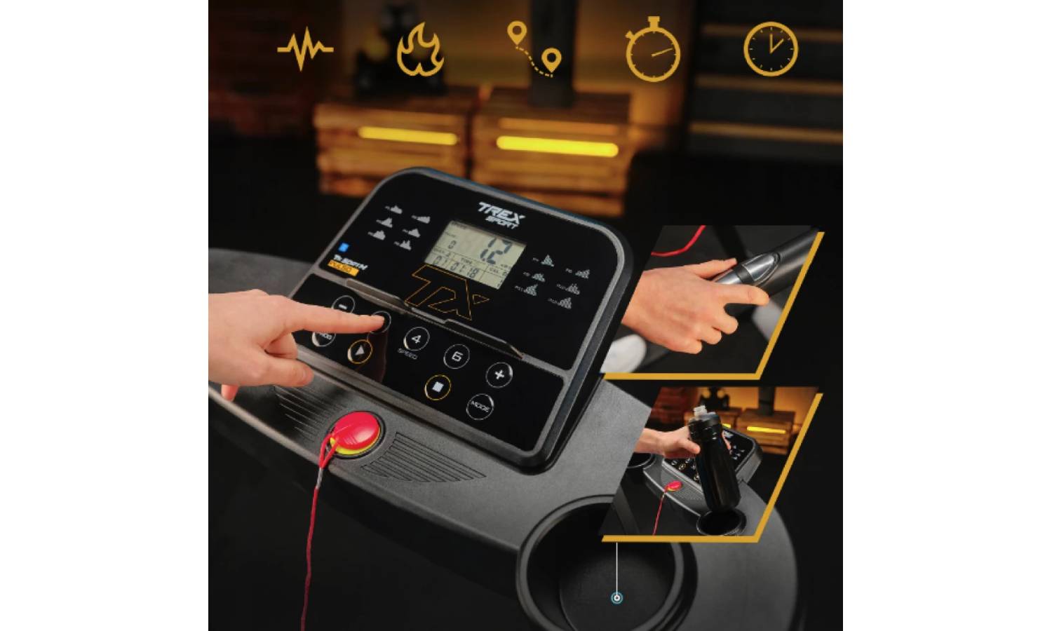 Беговая дорожка Trex Sport TX-500TM PULSO 10 Беговая дорожка Trex Sport TX-500TM PULSO 10