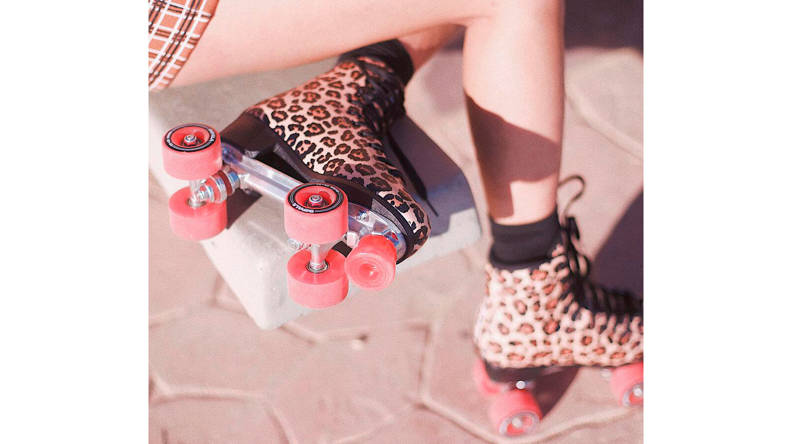 Ролики квады Impala Leopard, размер 36 Черно-оранжевый 9