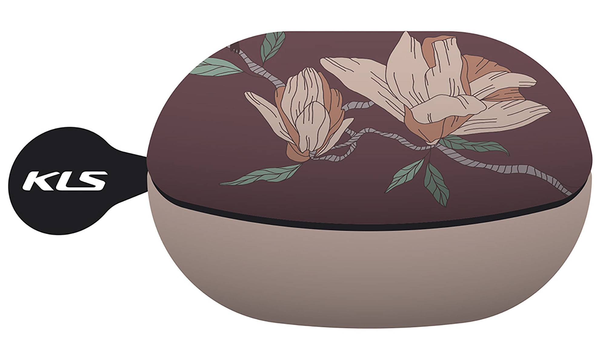 Звонок на руль KLS Bell 80, диаметр крепления 22 - 25 мм, коричневый Звонок на руль KLS Bell 80, диаметр крепления 22 - 25 мм, коричневый