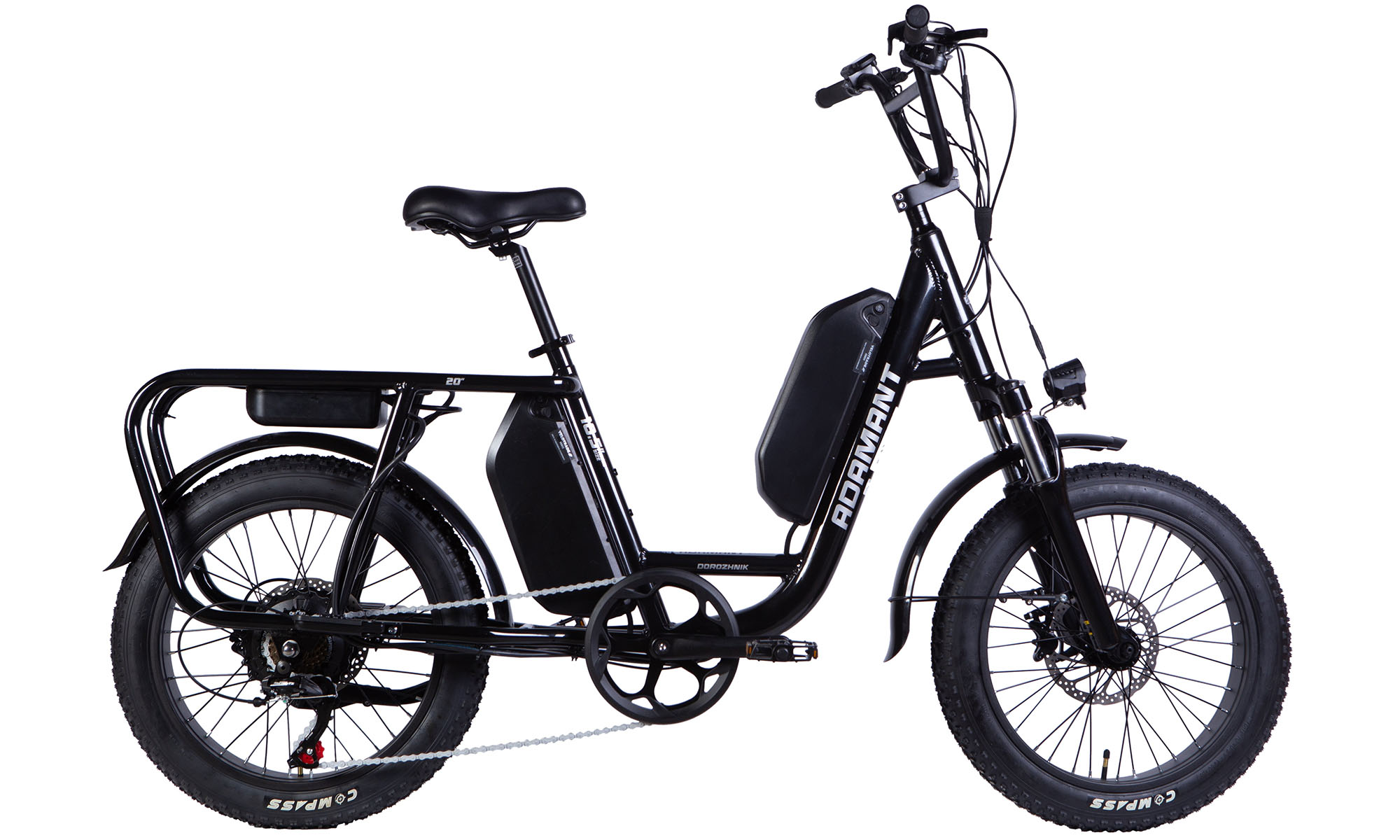Велосипед с электроприводом Dorozhnik eADAMANT HDD 20", размер M, рама-18,5", 48B, 17.5+12.5А*ч, 1000Вт, год 2025, черный Велосипед с электроприводом Dorozhnik eADAMANT HDD 20", размер M, рама-18,5", 48B, 17.5+12.5А*ч, 1000Вт, год 2025, черный