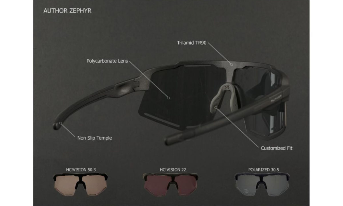 Окуляри сонцезахисні Author Zephyr HC VISION 50.3, матово-сіра оправа 4 Окуляри сонцезахисні Author Zephyr HC VISION 50.3, матово-сіра оправа 4