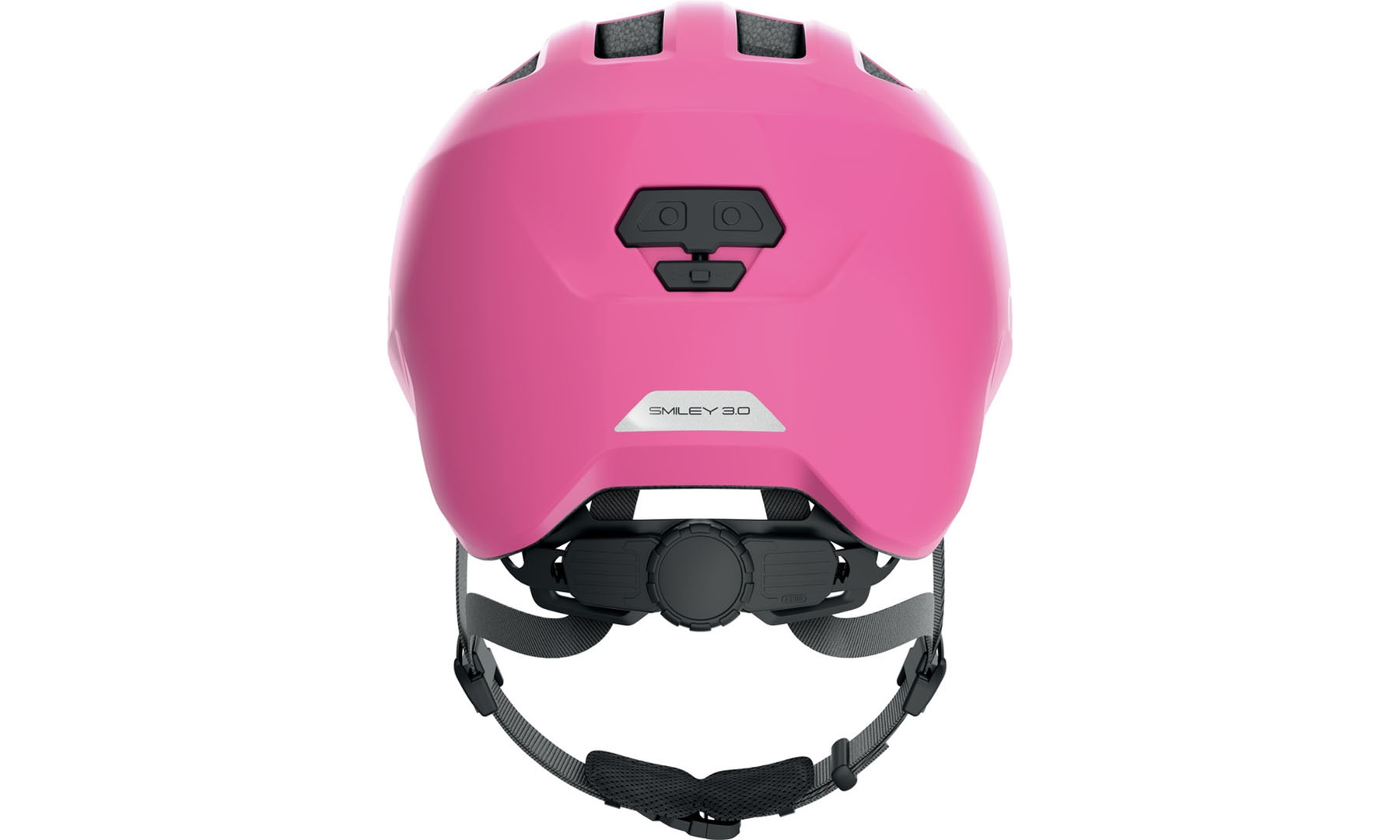 Фотографія Велошолом дитячий ABUS SMILEY 3.0 Shiny Pink, розмір M (50-55 см) 3