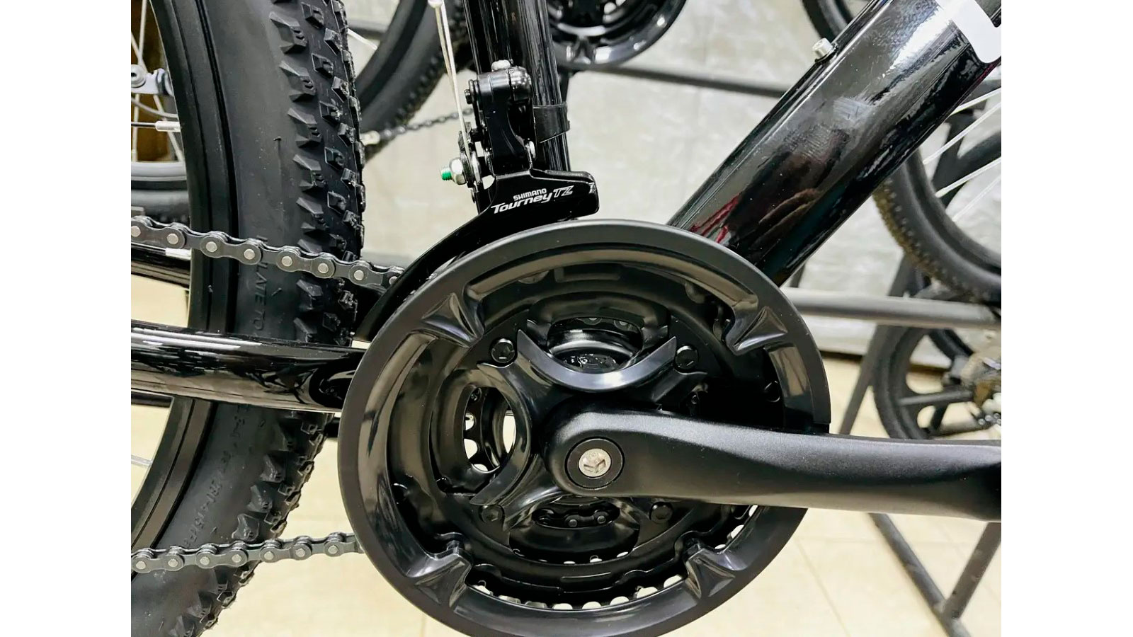 Велосипед Crosser Girl 27,5" розмір S рама 15 Чорно-бірюзовий 3