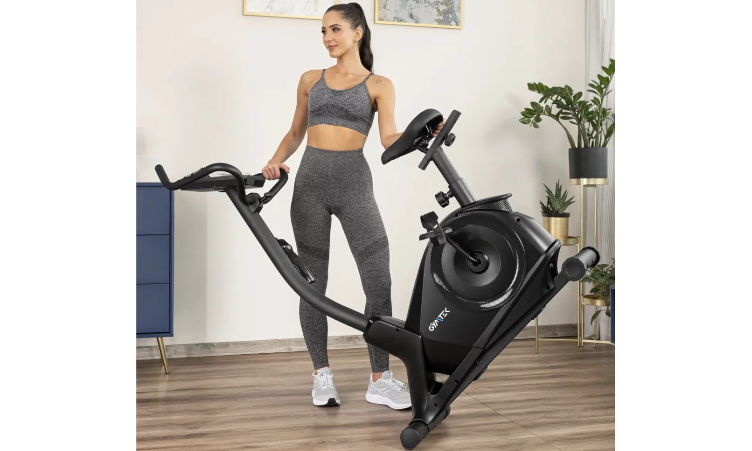 Велотренажер Gymtek XB3000 електромагнітний чорний 16