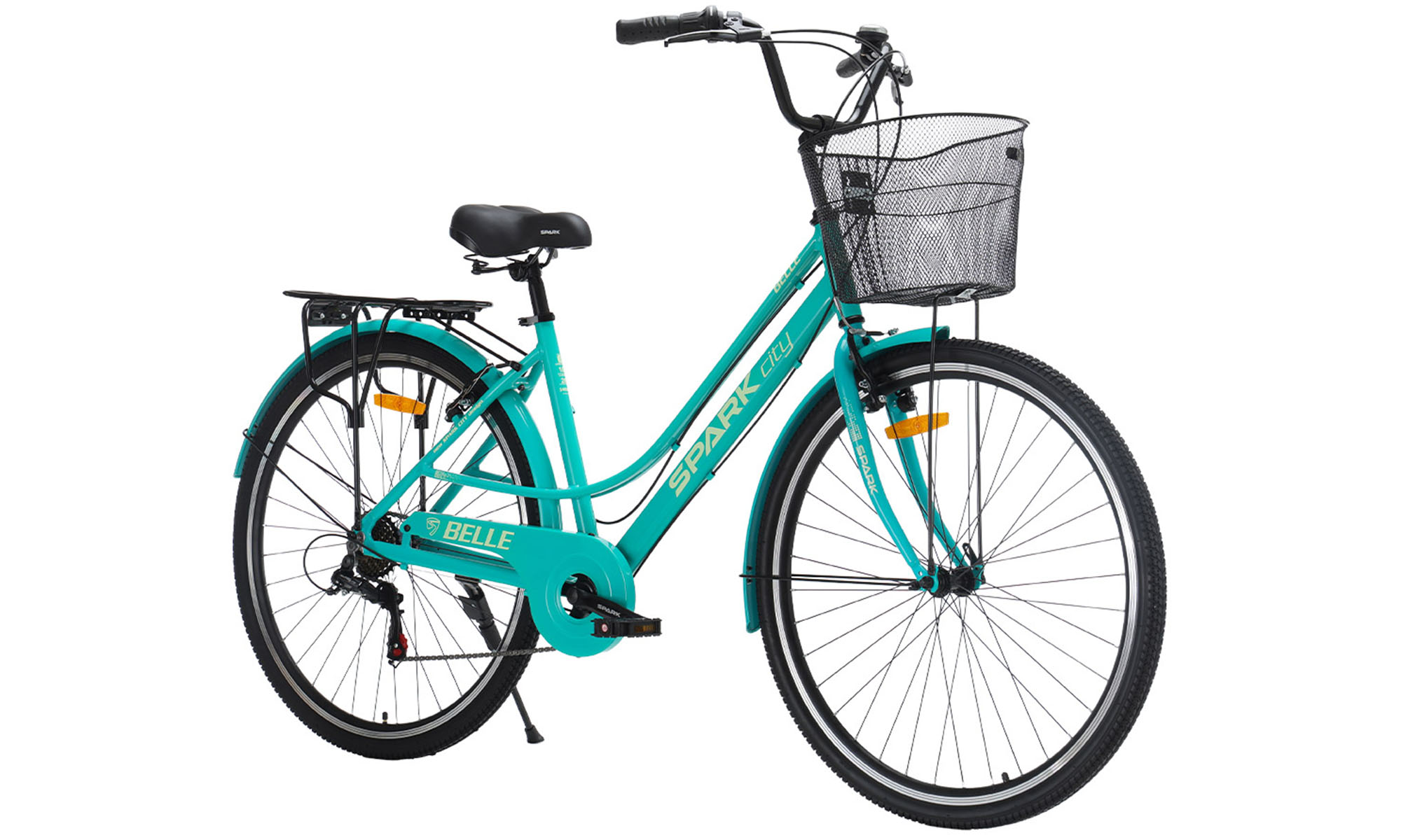 Велосипед SPARK CITY BELLE 28", розмір L, рама 18", рік 2026, бірюзовий 4 Велосипед SPARK CITY BELLE 28", розмір L, рама 18", рік 2026, бірюзовий 4