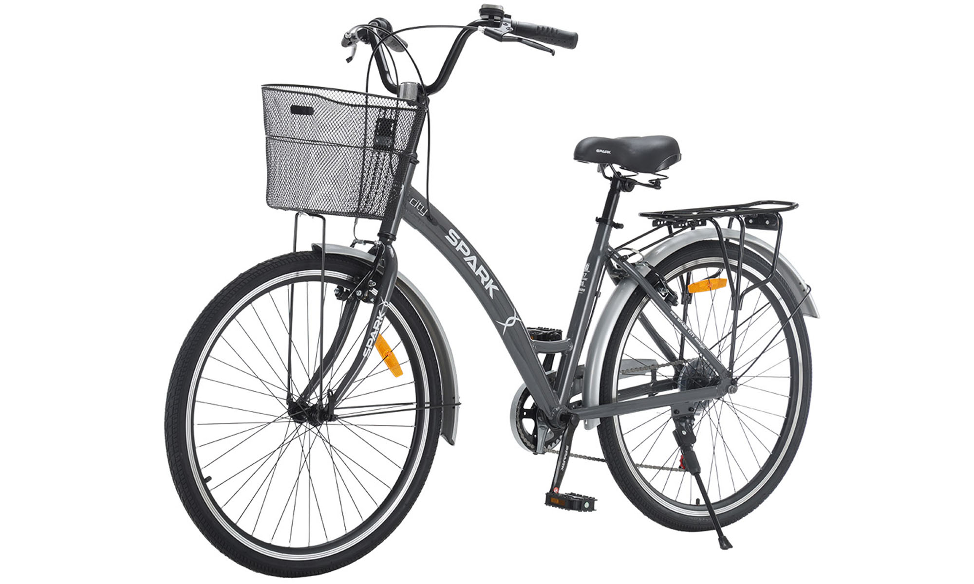 Велосипед SPARK CITY REINE 26", размер M, рама 17", год 2026, темно-серый 3