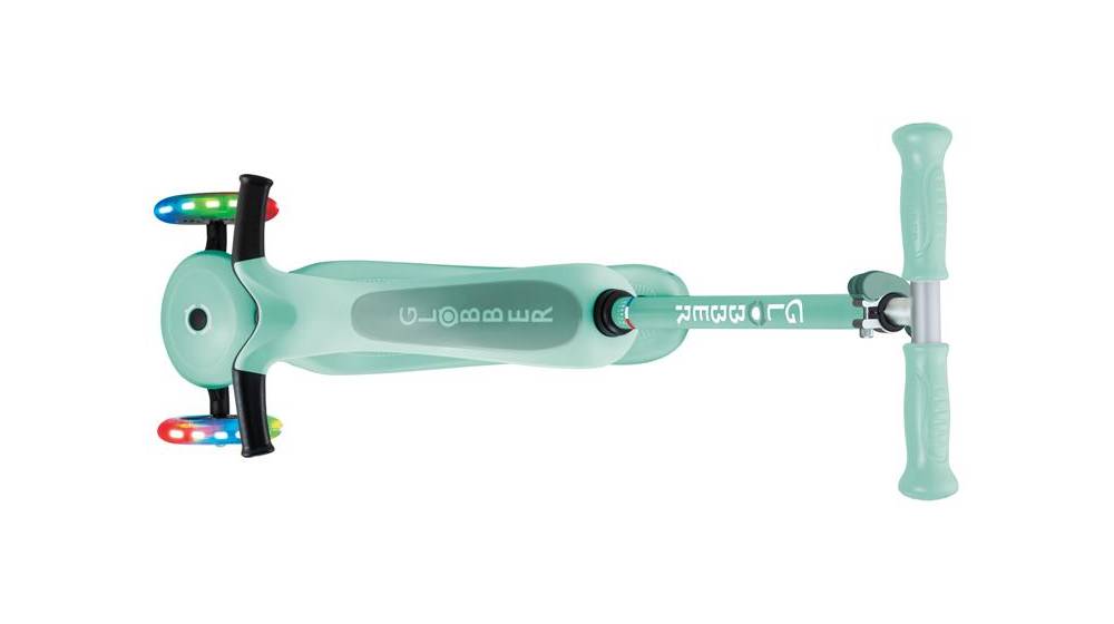 Самокат GLOBBER GO UP SPORTY со светящимися колёсами, мятно-фисташковый, 1+ 10 Самокат GLOBBER GO UP SPORTY со светящимися колёсами, мятно-фисташковый, 1+ 10