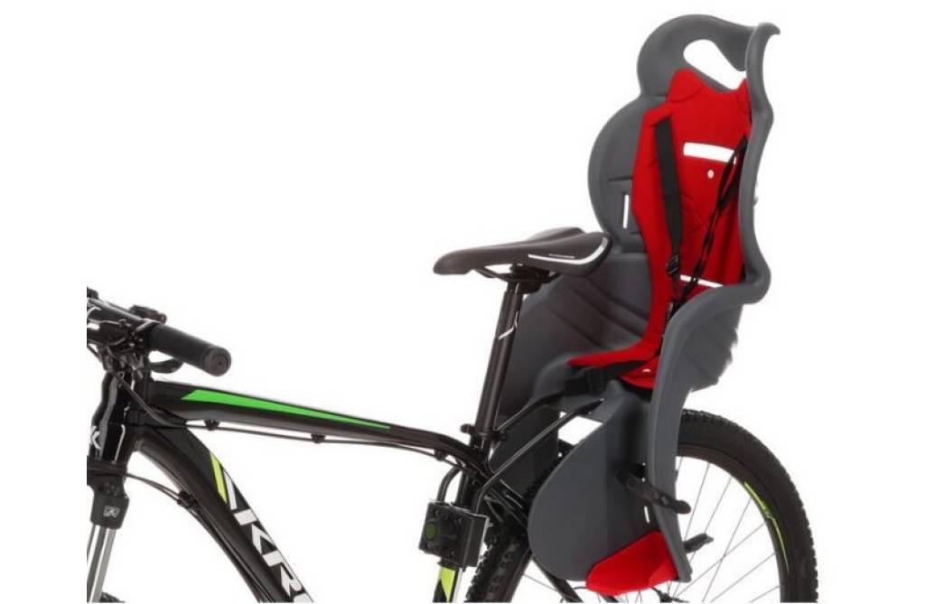 Велокрісло дитяче HTP Sanbas на підсідельну трубу, до 22кг чорний (F-011) 3