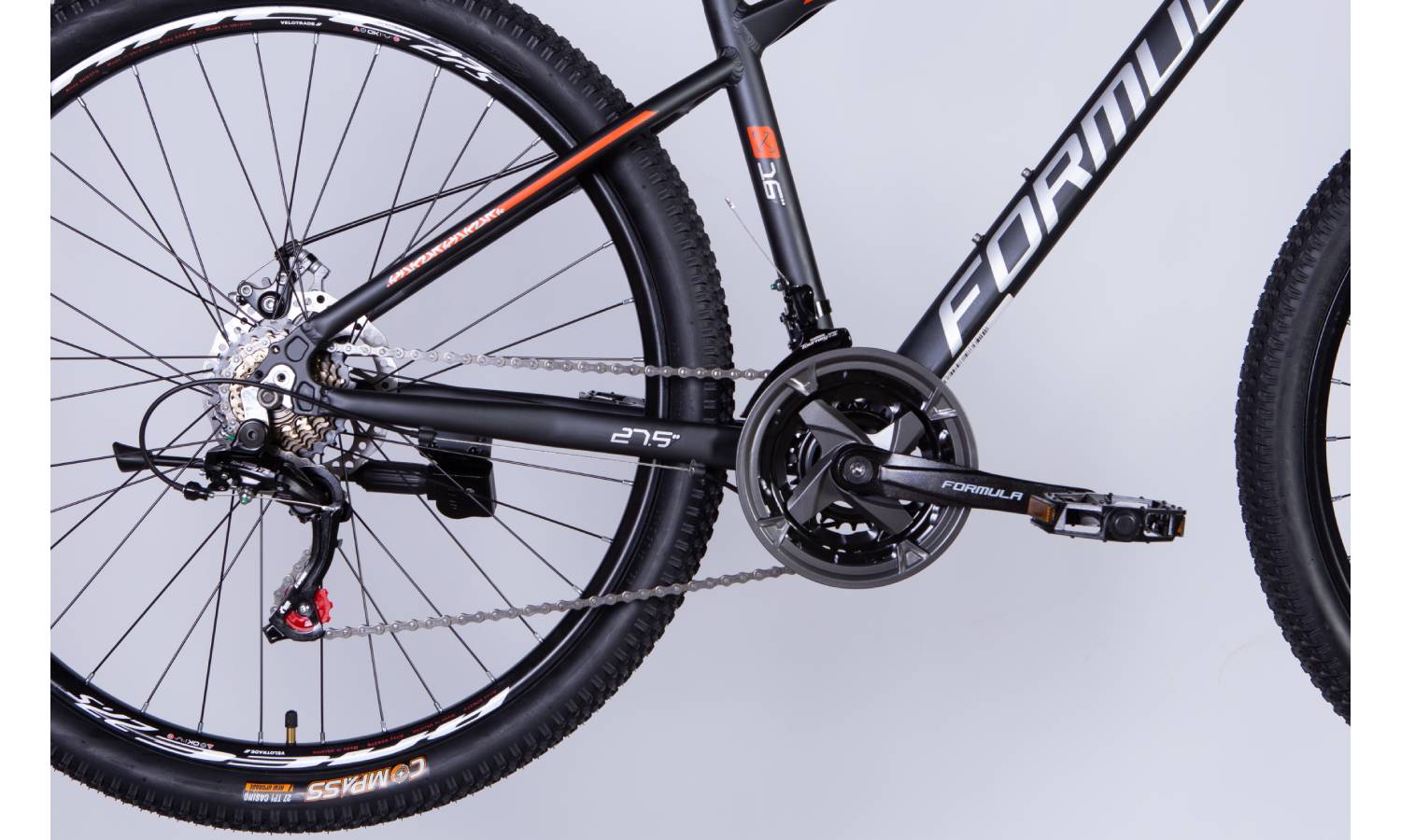 Велосипед Formula MOTION DD 27,5" размер S рама 16" 2025 серый 7