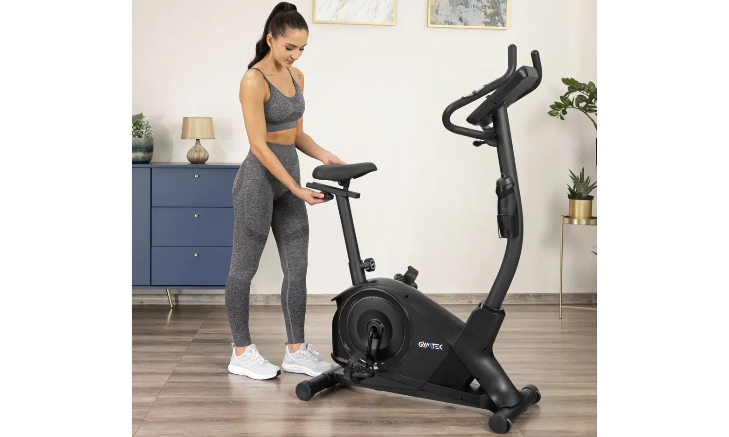 Велотренажер Gymtek XB3000 електромагнітний чорний 15