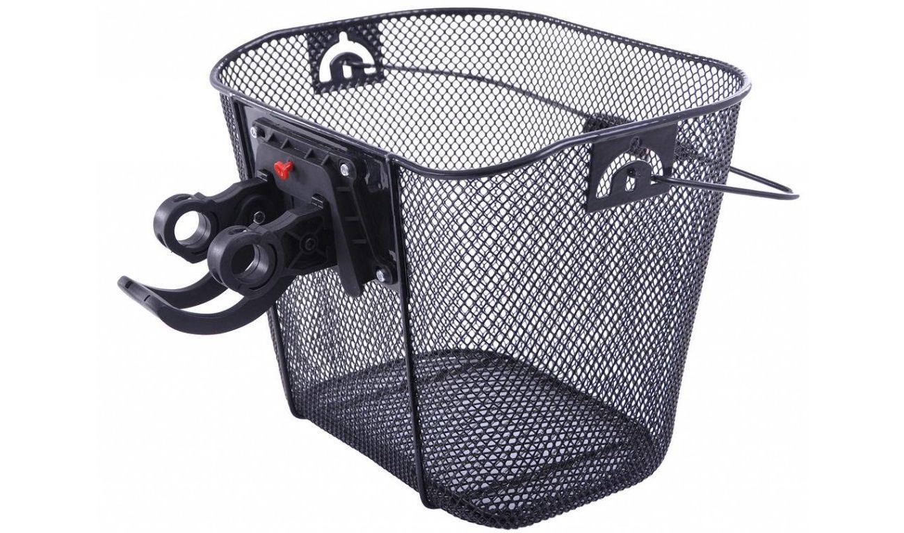 Корзина передняя Kands с ручкой, на руль. черный Корзина передняя Kands с ручкой, на руль. черный