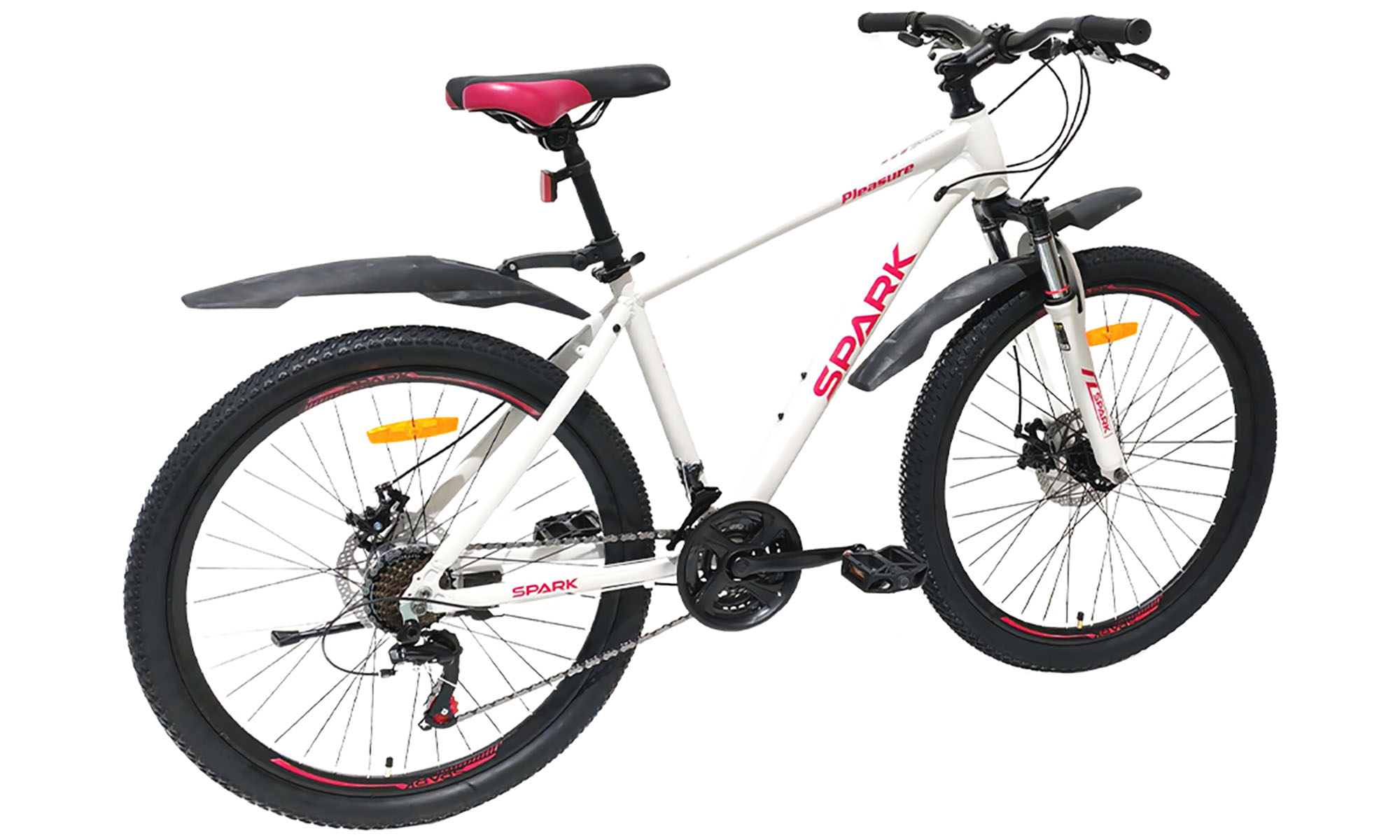 Велосипед SPARK PLEASURE 26", розмір M, рама 17", 2025, білий 2 Велосипед SPARK PLEASURE 26", розмір M, рама 17", 2025, білий 2