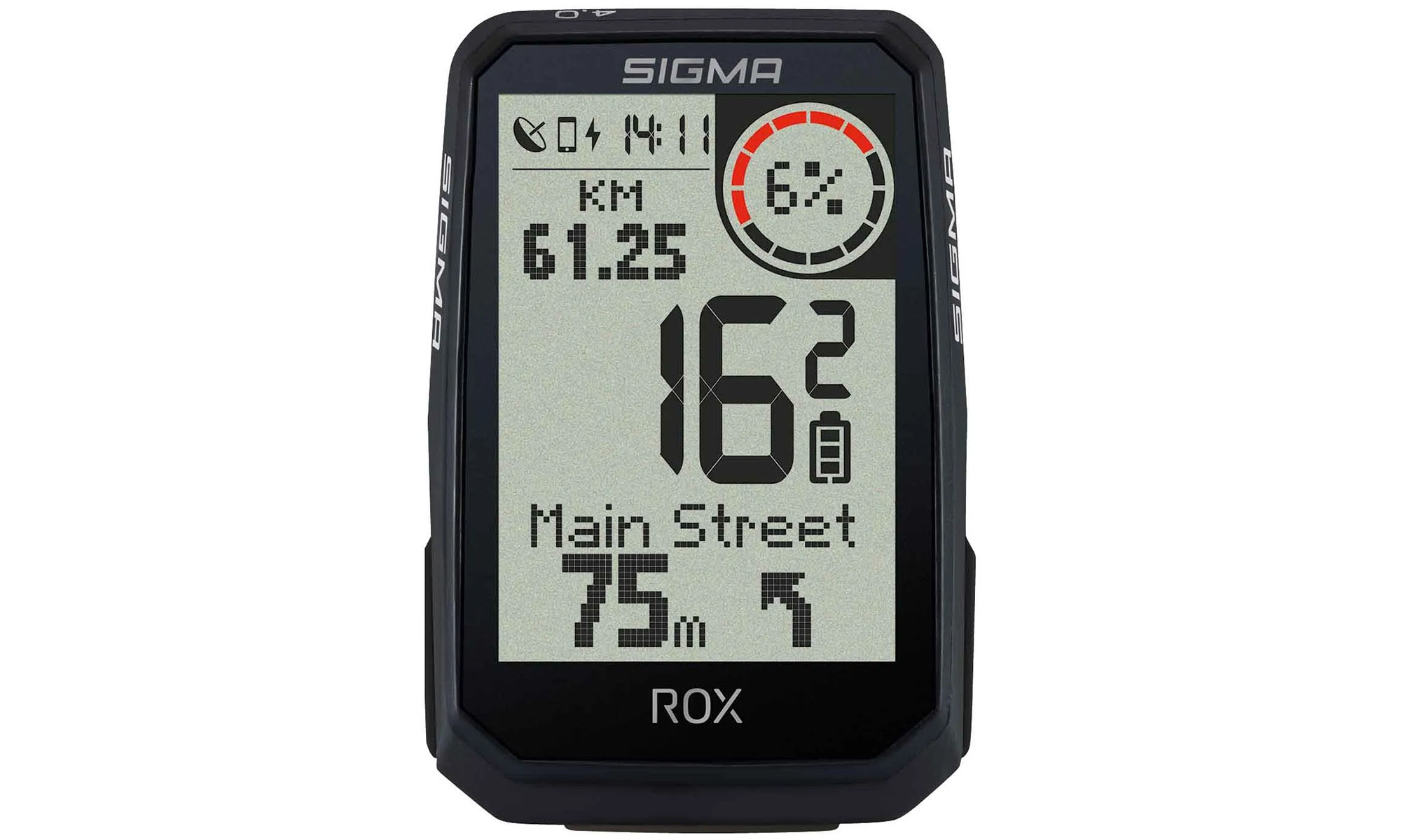 Велокомпьютер Sigma Sport ROX 4.0 Endurance черный 6