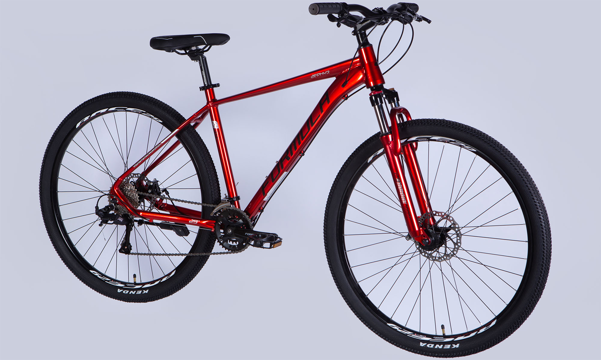 Фотографія Велосипед Formula ZEPHYR 3.0 DD CS 29", розмір L, рама-19", 2025, червоний 6