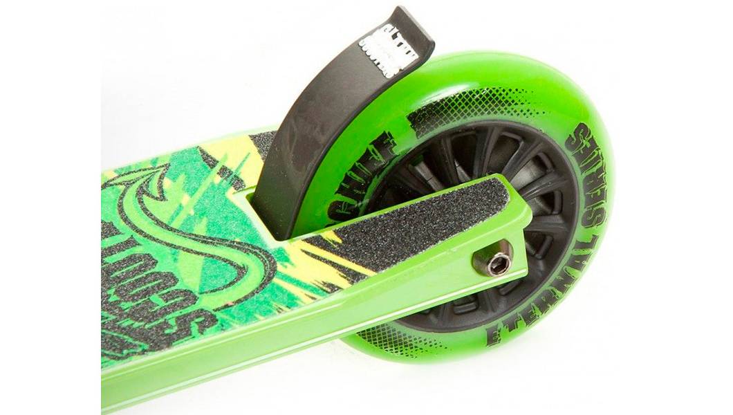 Самокат трюковый Slamm Mischief Eternal Demon SL407, Зеленый 2 Самокат трюковый Slamm Mischief Eternal Demon SL407, Зеленый 2
