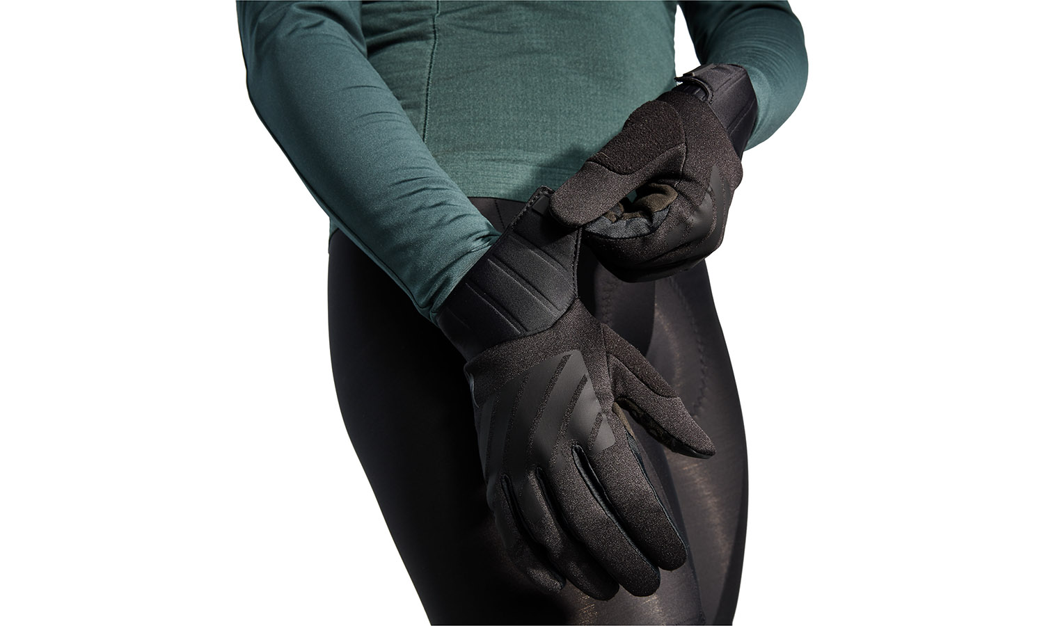 Фотографія Велоперчатки жіночі Specialized SOFTSHELL THERMAL GLOVE WMN чорні, розмір S (67221-4402) 