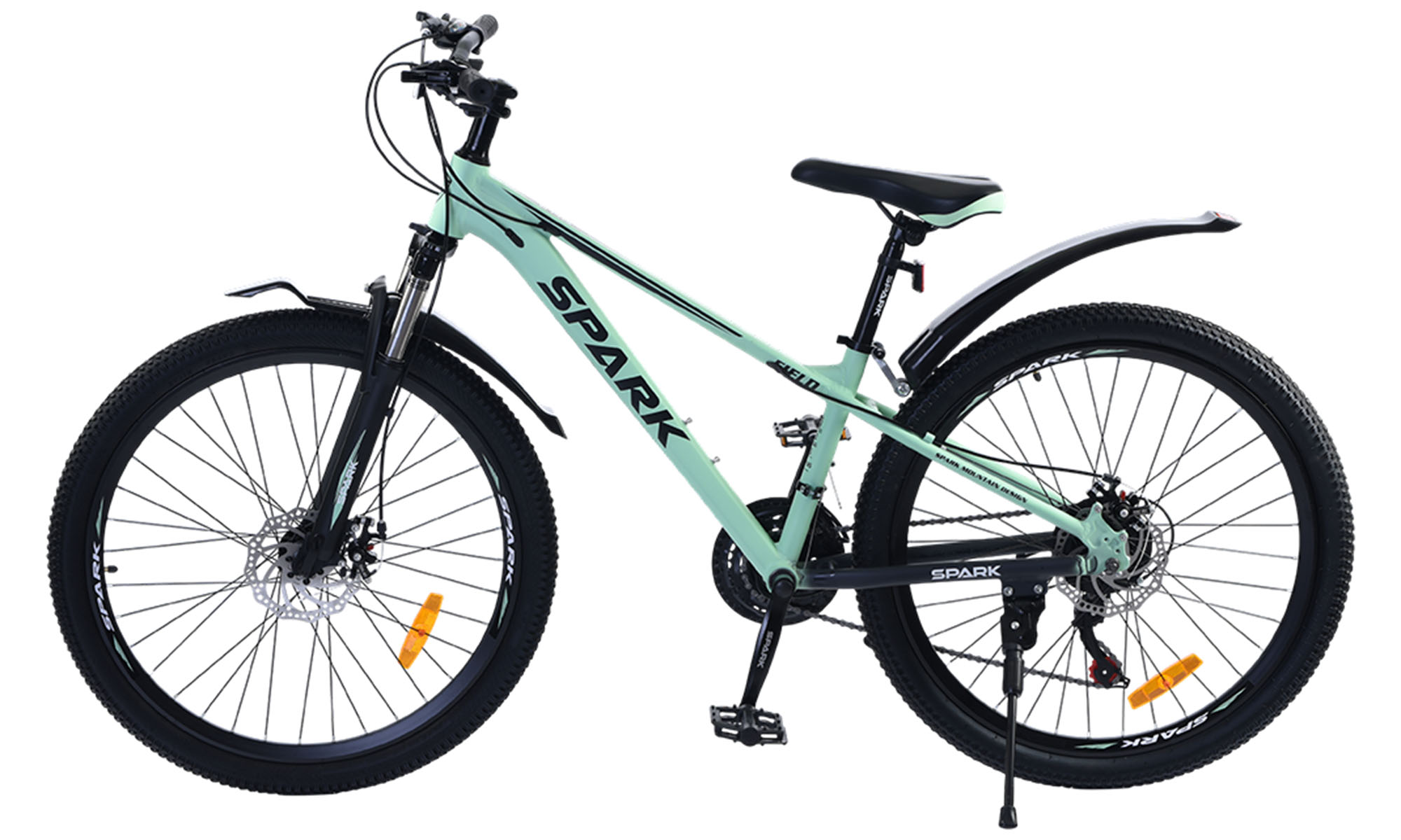 Велосипед SPARK FIELD 26", размер XS, рама 13", год 2026, бирюзовый 2