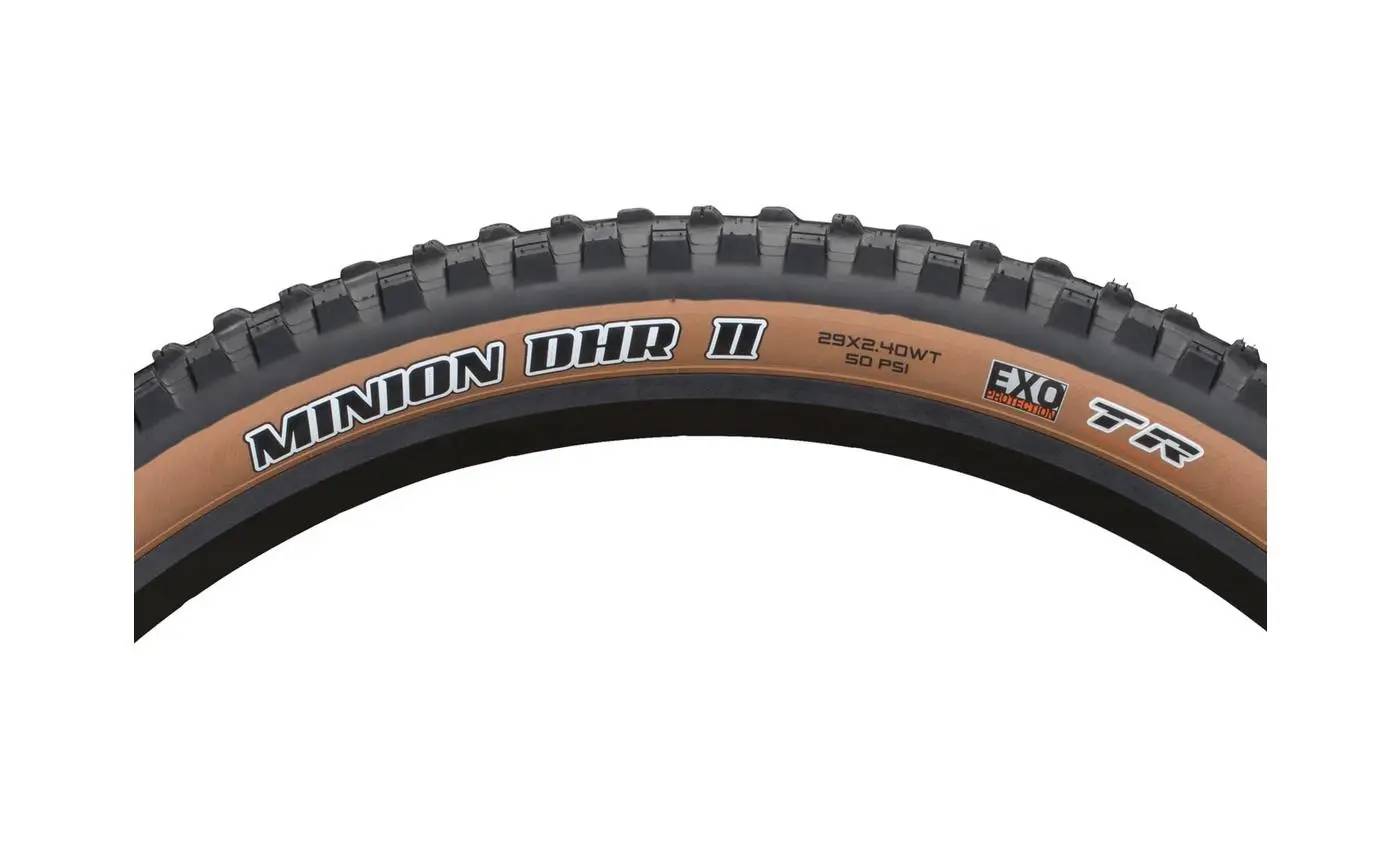 Фотография Покрышка Maxxis MINION DHR II  29X2.40WT TPI-60 Foldable EXO/TR/TANWALL 4