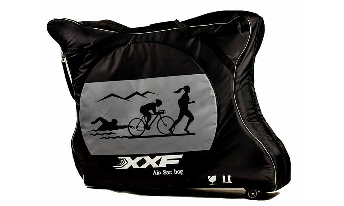 Чехол для велосипеда 28" XXF TT BIKE CARRY BAG, полужёсткий, черный