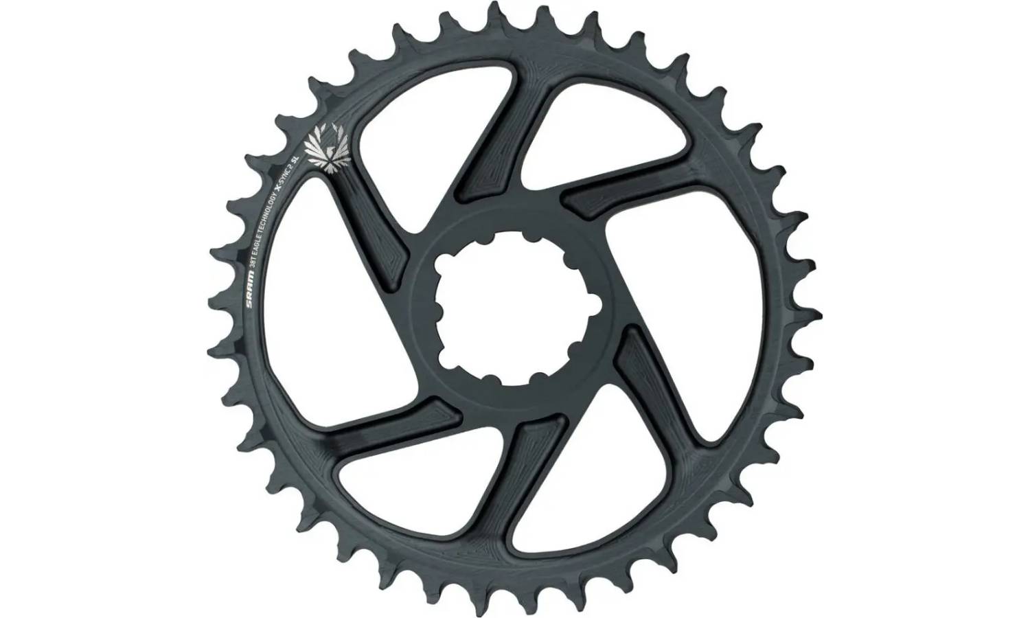 Фотография Звезда SRAM X-SYNC 2 SL 38T Direct Mount 6mm Offset Eagle Lunar Grey