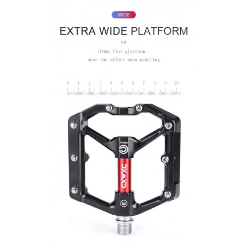 Педалі CXWXC Ultralight проми, Чорно-сірий 4 Педалі CXWXC Ultralight проми, Чорно-сірий 4