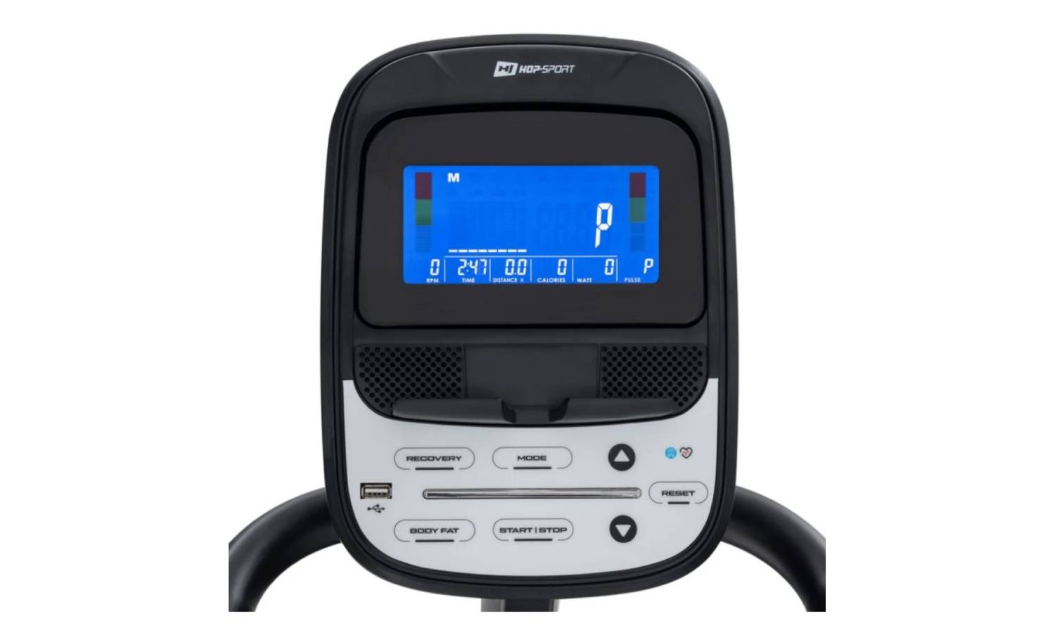 Орбітрек Hop-Sport HS-250CF Jucon чорно-біло-блакитний 4