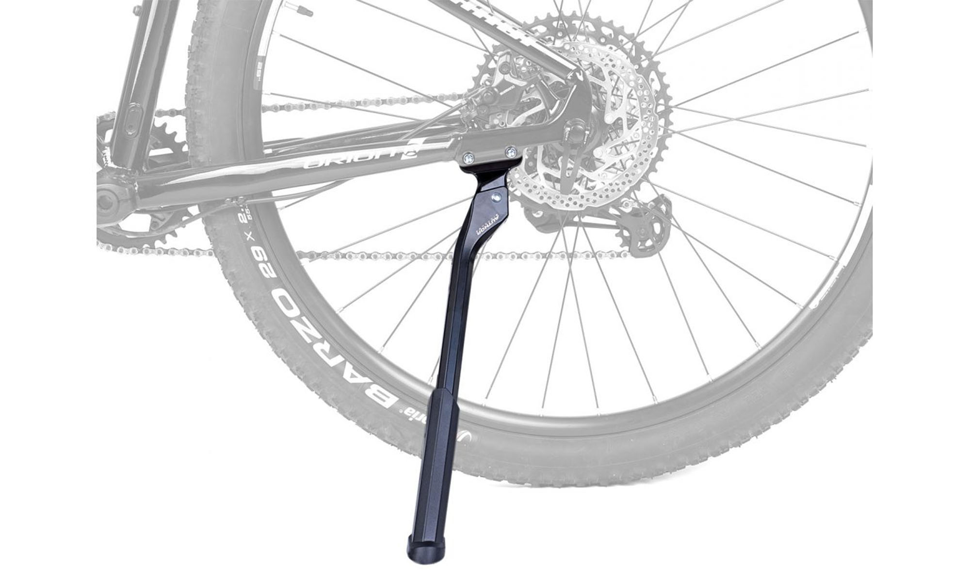 Подножка для велосипеда Author AKS-675 R18 E-bike 24"-29", черная 