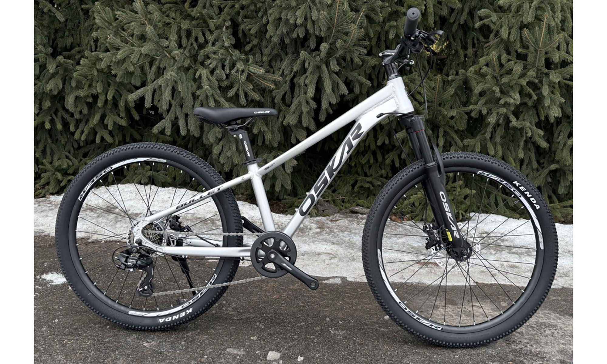 Велосипед Oskar Bullet 26", розмір XS, рама  13, рік 2026, світло-сірий 