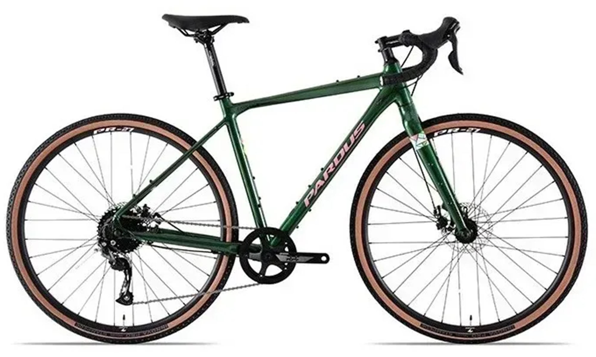 Велосипед PARDUS Gravel Explore Sport 28", размер M, год 2023, зеленый - PDGES53GT 