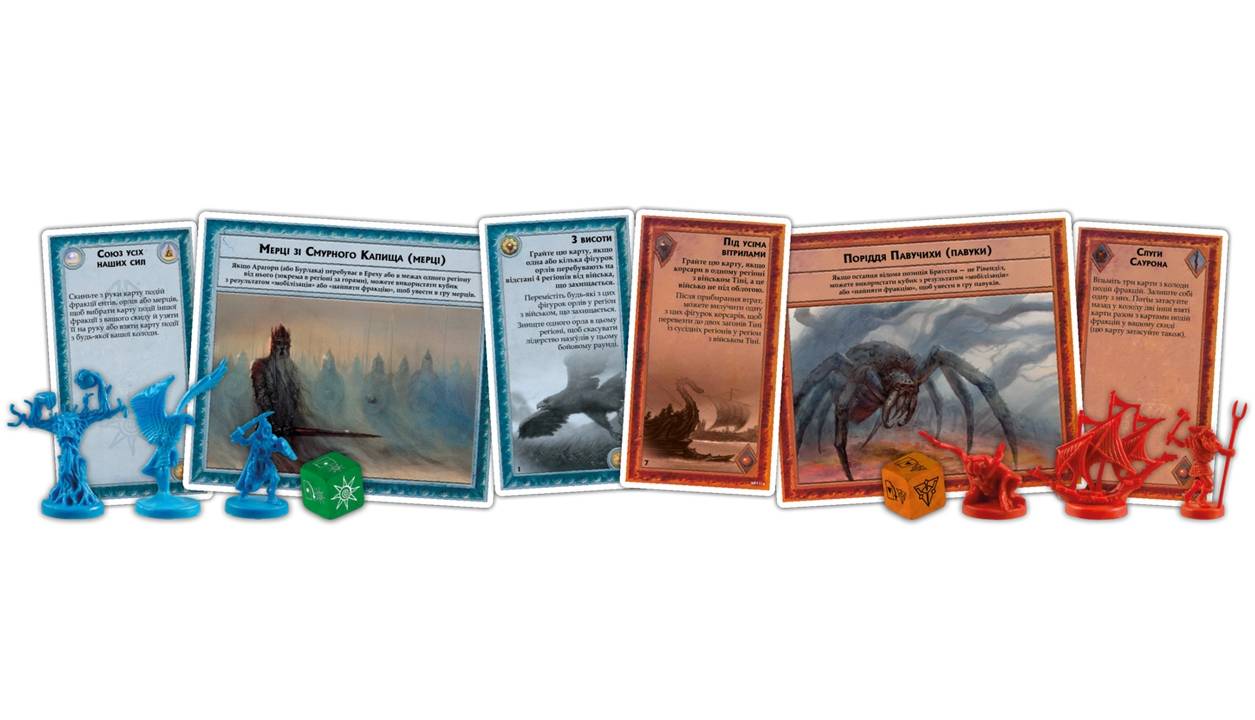 Настольная игра Война Кольца. Воины Средиземья (War of the Ring: Warriors of Middle-earth) дополнение 4