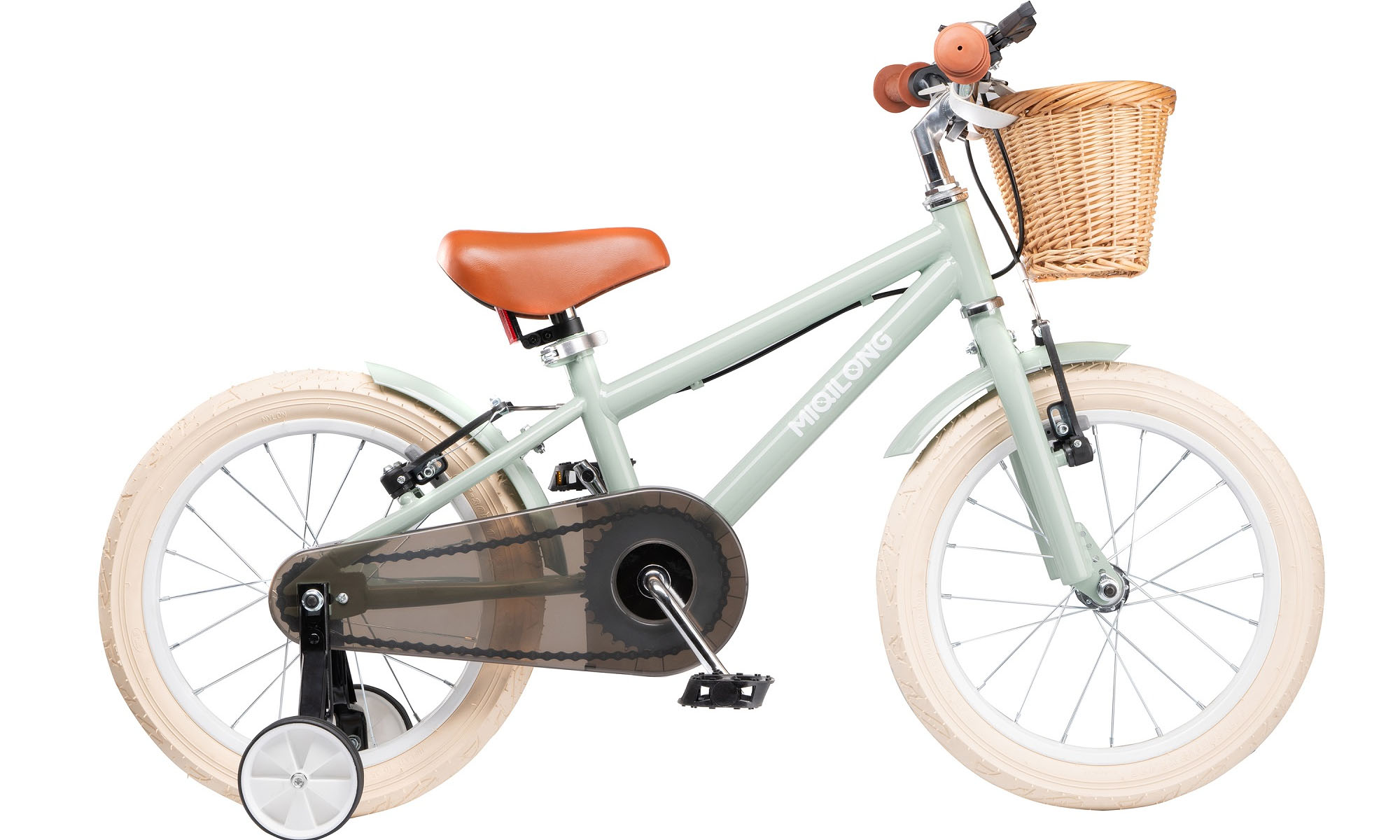 Детский велосипед Miqilong RM 16", One size, 2025, оливковый 8