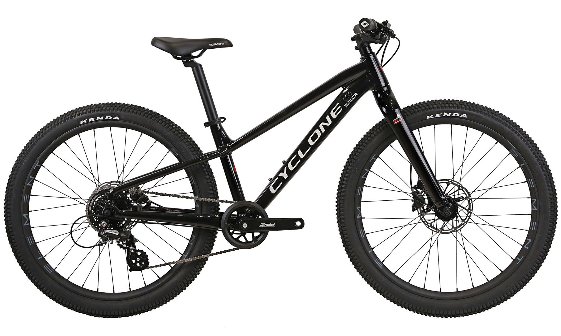Фотографія Велосипед CYCLONE ULTIMA 24" размер рамы 12" 2025  Черный