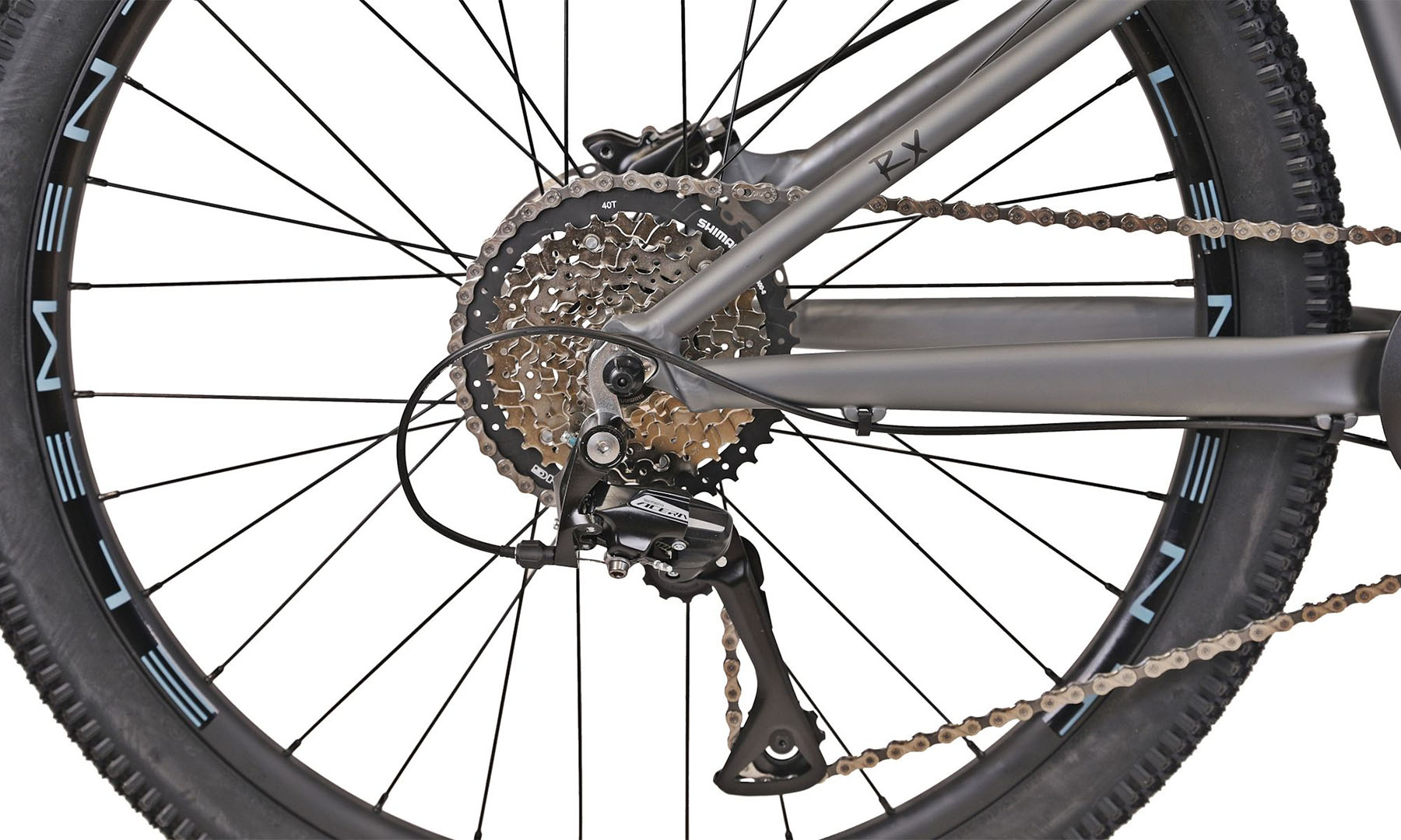 Фотография Велосипед Cyclone RX 26" размер рамы XS 2024 Серый (мат) 3