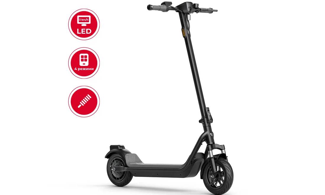 Электросамокат NIU KQi 100P 9.5", 300(600)W, 5.2Ah, Серый 3 Электросамокат NIU KQi 100P 9.5", 300(600)W, 5.2Ah, Серый 3