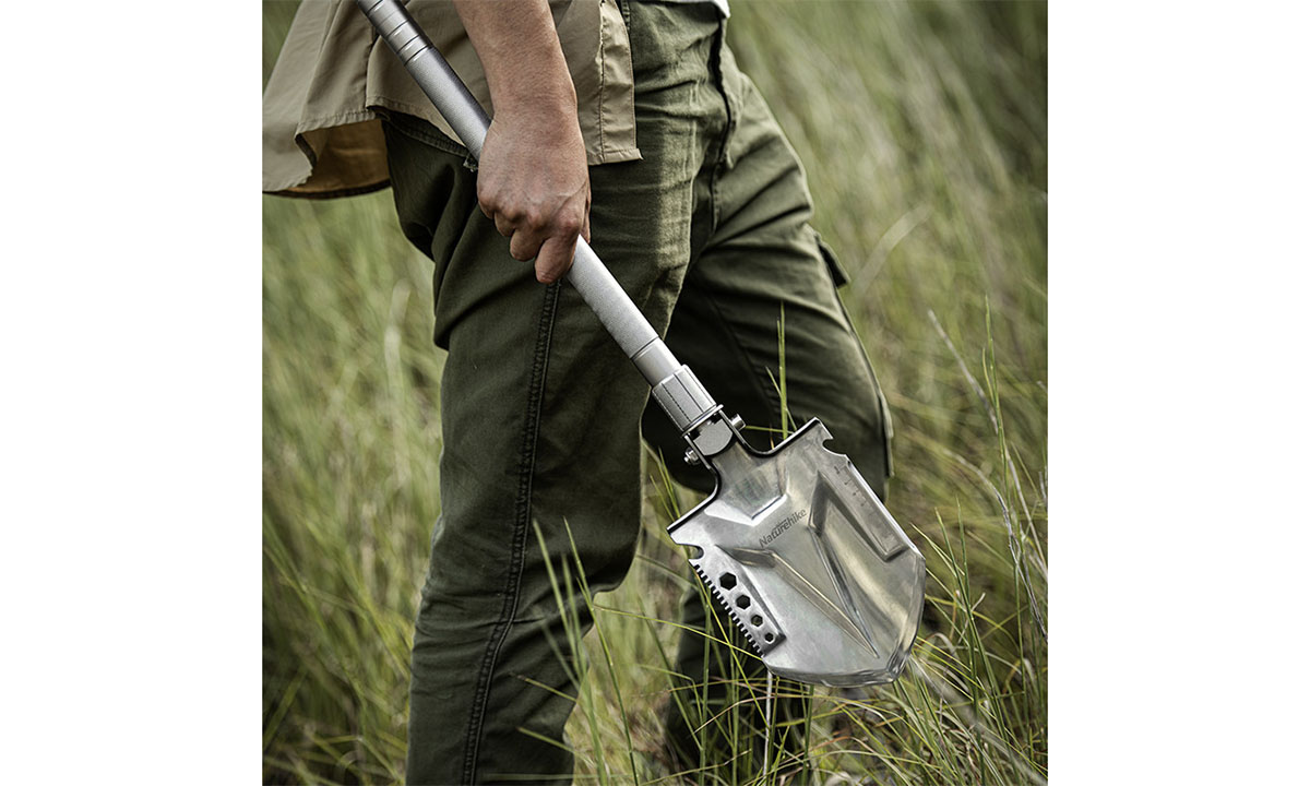 Лопата Naturehike Multifunctional outdoor shovel NH20GJ002, серебристая 7