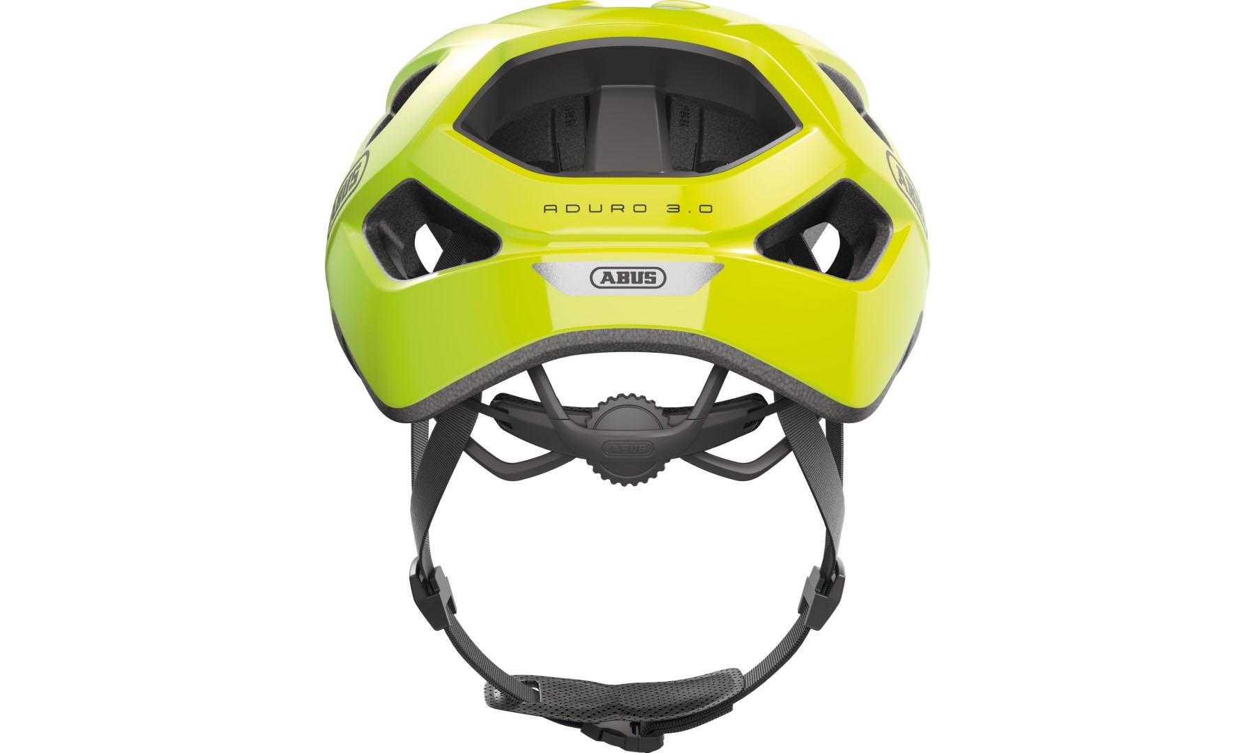 Велошлем ABUS ADURO 3.0 signal yellow, размер L (58-62 см), желтый 3