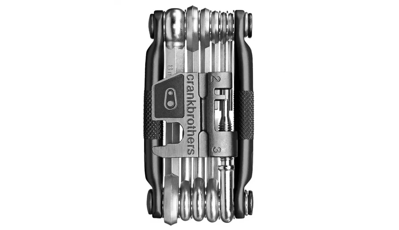 Мультитул Crankbrothers M17, 2/2.5/3/4/5/6/8мм, T5, Phillips #2, flat #2, ключ для спиць, вичавки ланцюга, чорний 2