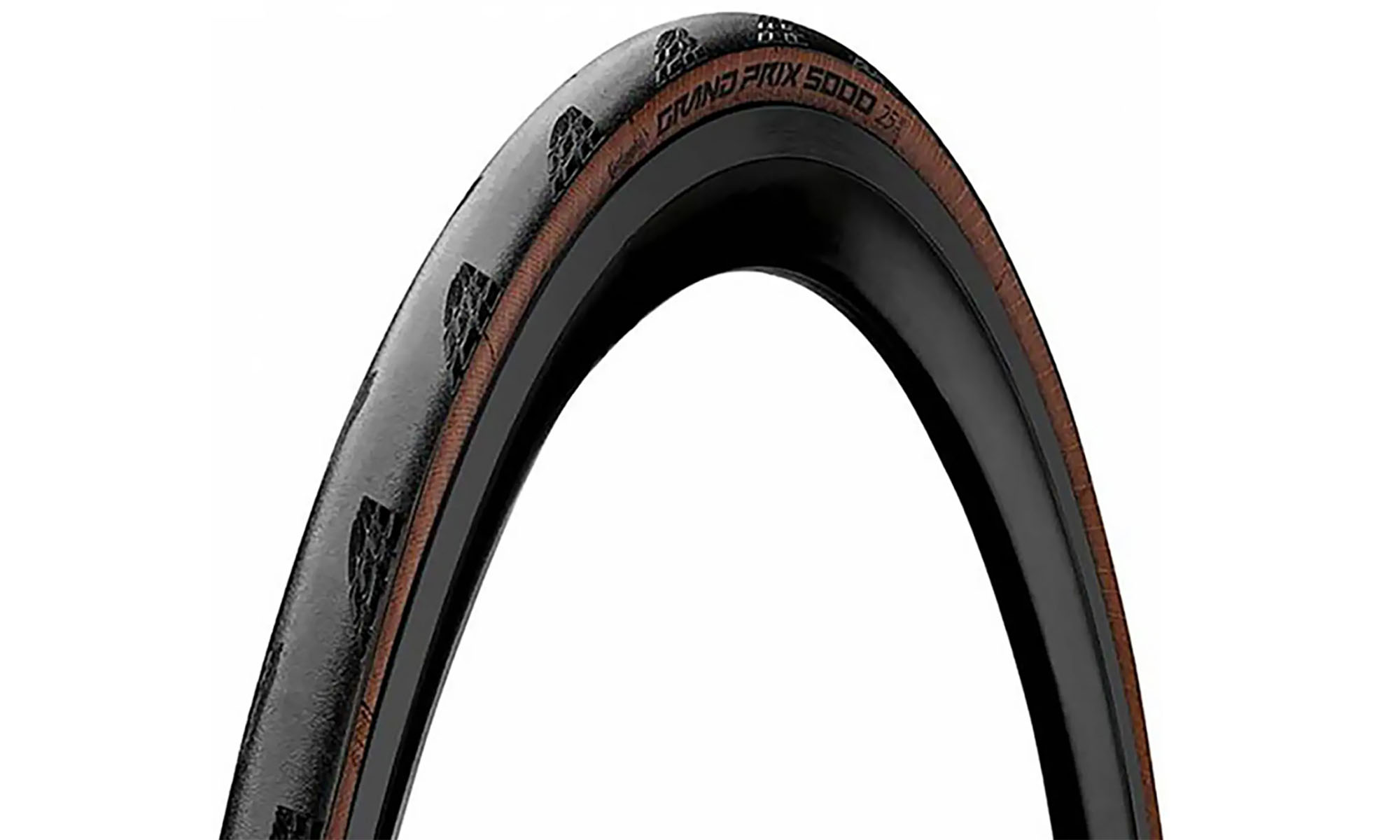 Фотография Покрышка бескамерная Continental Grand Prix 5000S 28" | 700 x 32C черная/коричневая складная skin