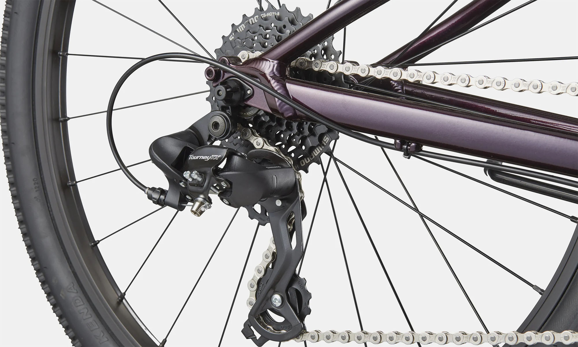 Велосипед Cannondale Trail OS 24", размер XXS, год 2026, темно-фиолетовый 2