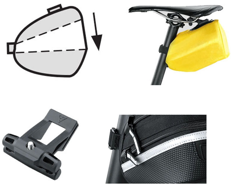 Підсідельна сумочка Topeak SURVIVAL TOOL WEDGE 4 Підсідельна сумочка Topeak SURVIVAL TOOL WEDGE 4
