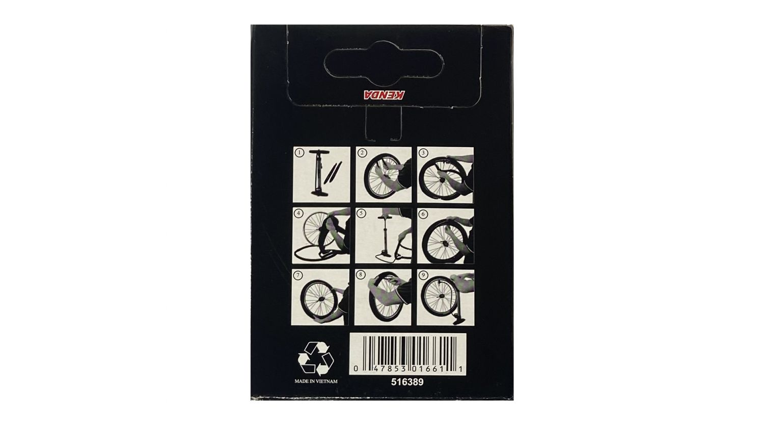 Камера KENDA 28/29x1.90-2.35, A/V-48мм, 50/58-622, в коробке 4