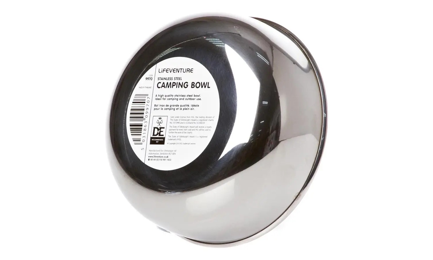 Тарелка для турзима Lifeventure SS Camping Bowl 2