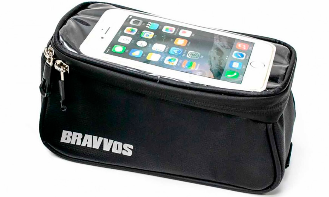 Фотографія Велосумка BRAVVOS CT-003 на раму для смартфона.